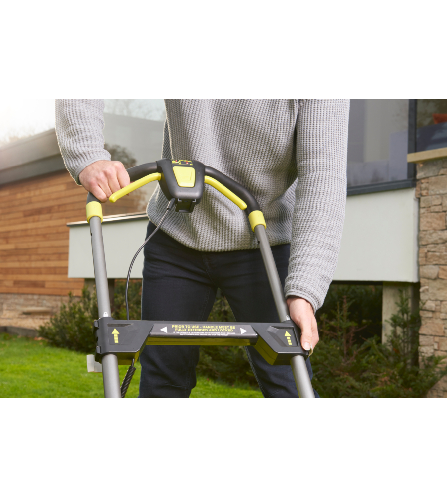 Tagliaerba a batteria ryobi "ry18lmx40a-0" taglio 40 cm 18v, solo corpo macchina